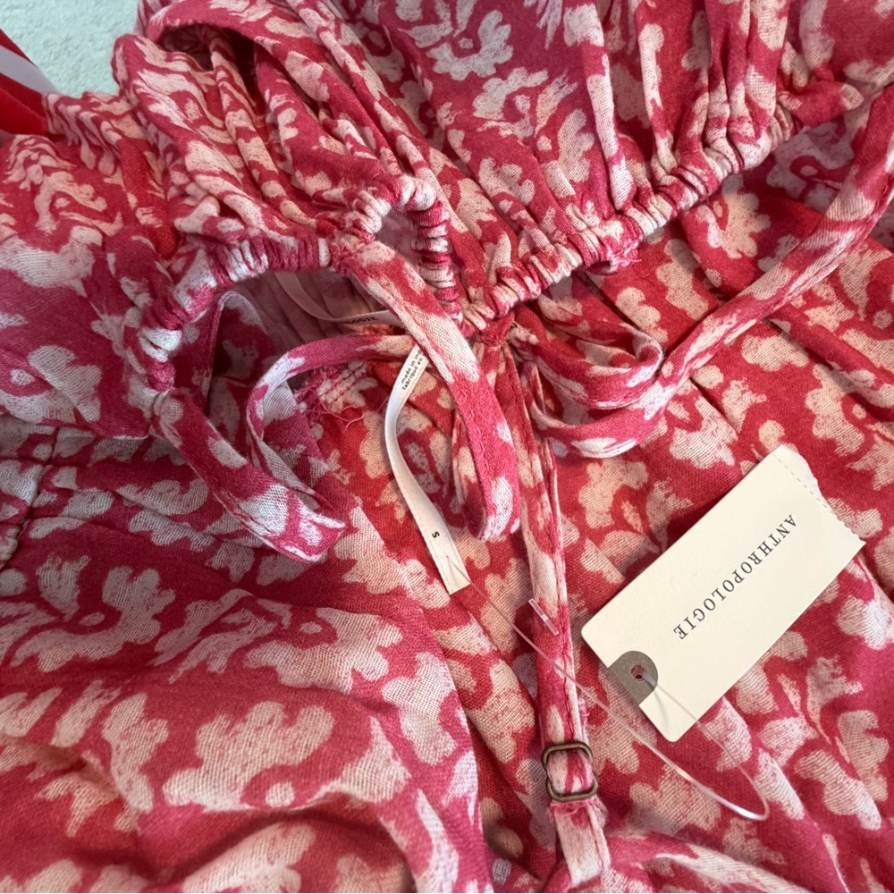 NWT By Anthropologie Gauze Halter Dress - small - sold - Picture 6 of 6